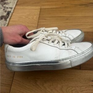 Common Projects White Leather Sneakers